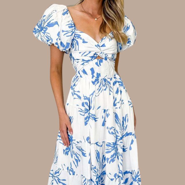 Lunaire | Robe Longue Bohème avec Tissus de Haute Qualité et Motifs Uniques pour Femmes