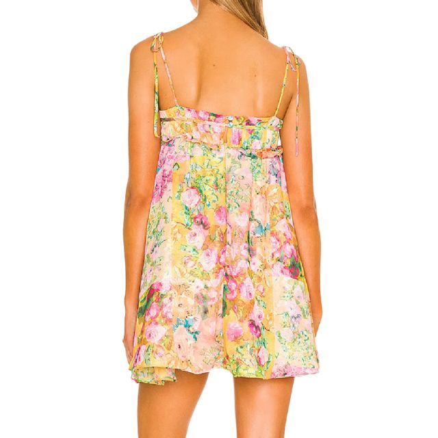 Lunaire | Robe avec Tissu Fluide et Imprimé Floral pour Femmes