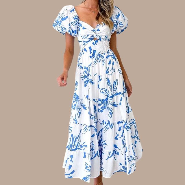 Lunaire | Robe Longue Bohème avec Tissus de Haute Qualité et Motifs Uniques pour Femmes
