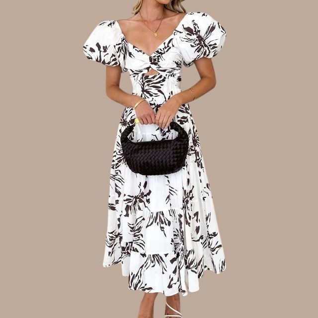 Lunaire | Robe Longue Bohème avec Tissus de Haute Qualité et Motifs Uniques pour Femmes