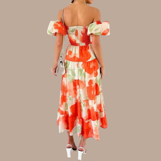 Lunaire | Robe Longue Bohème avec Tissus de Haute Qualité et Motifs Uniques pour Femmes