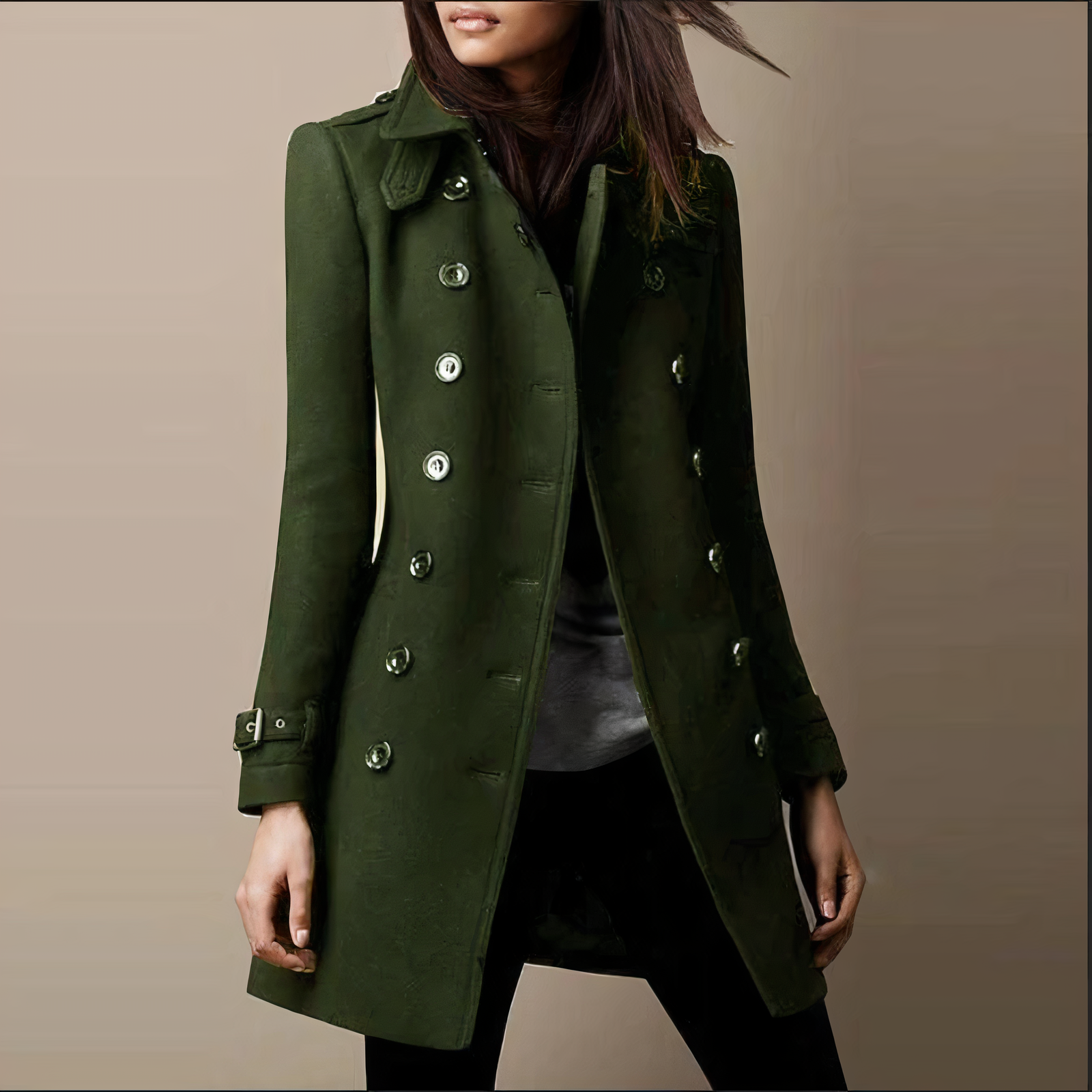 Léontine | Manteau Élégant avec Artisanat de Qualité pour Femmes