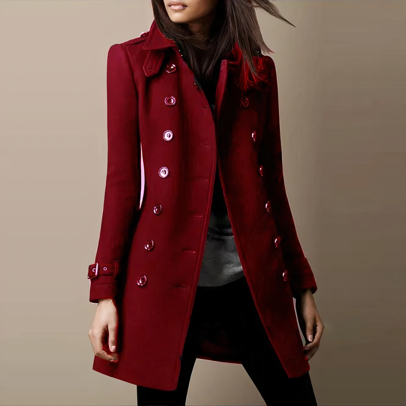 Léontine | Manteau Élégant avec Artisanat de Qualité pour Femmes