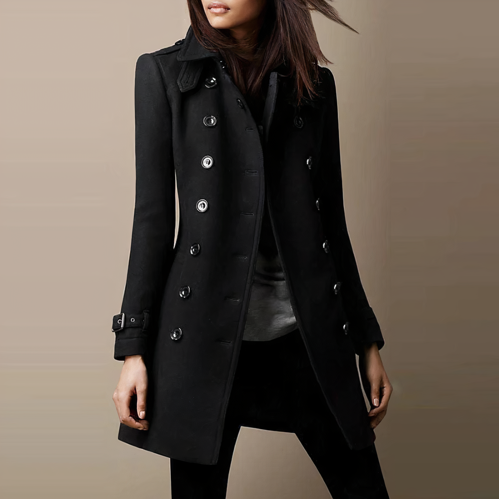 Léontine | Manteau Élégant avec Artisanat de Qualité pour Femmes