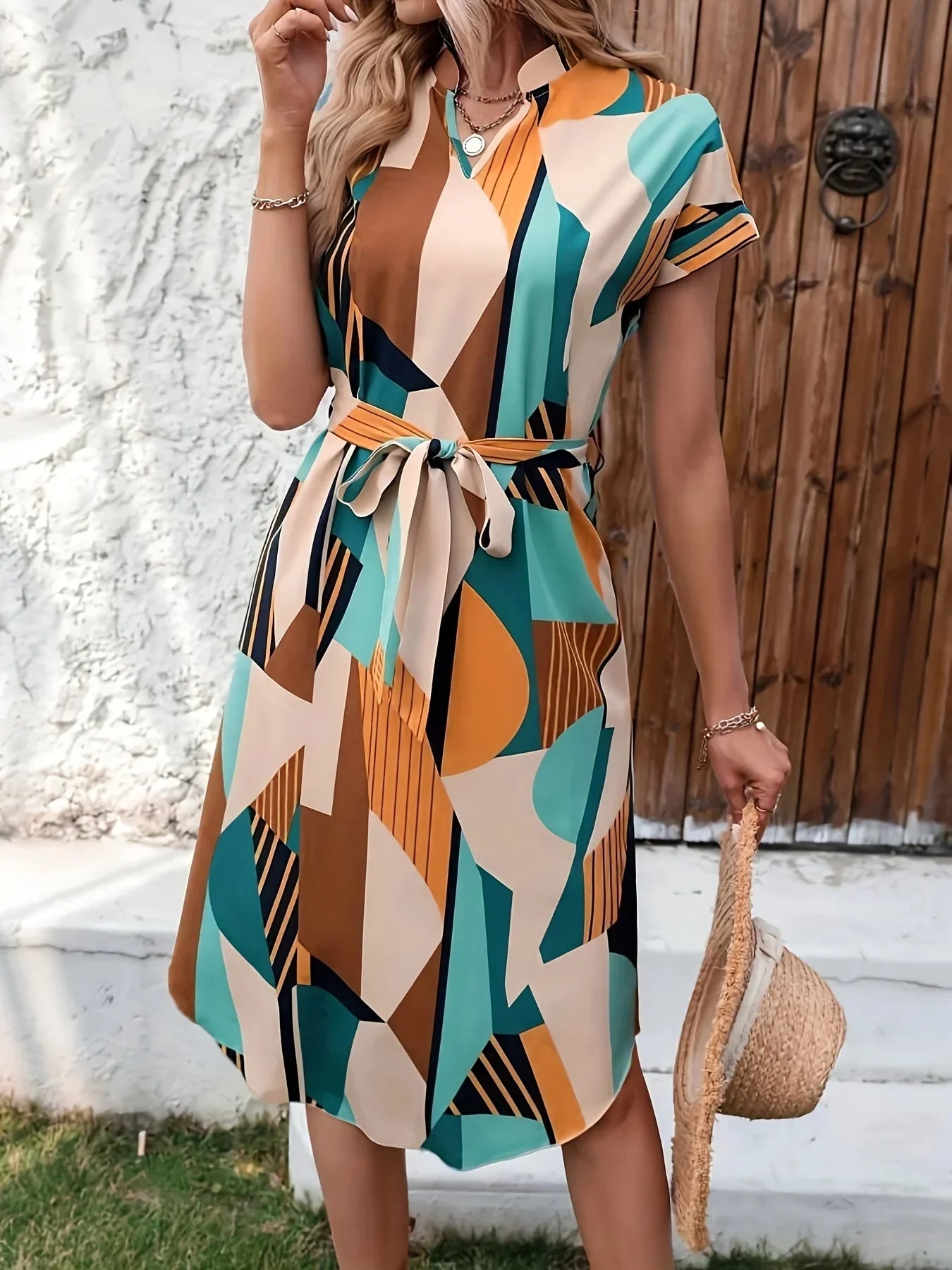 Élégance Florale | Robe avec Imprimé Unique et Tissu de Haute Qualité pour Femmes