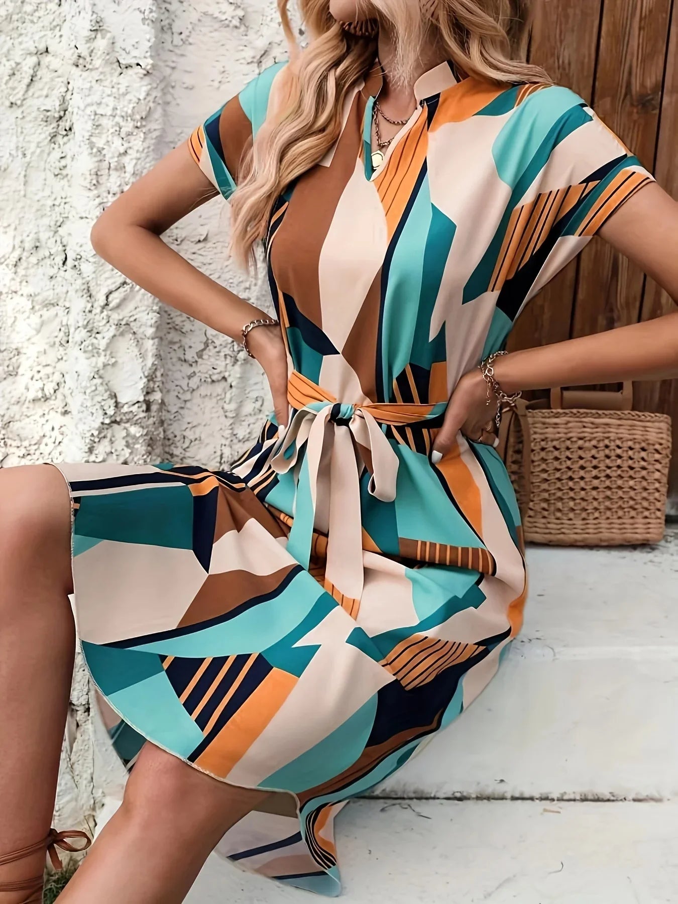 Élégance Florale | Robe avec Imprimé Unique et Tissu de Haute Qualité pour Femmes