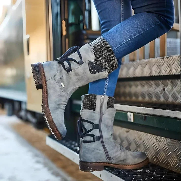 Monika | Bottines Cuir Élégantes pour Femmes