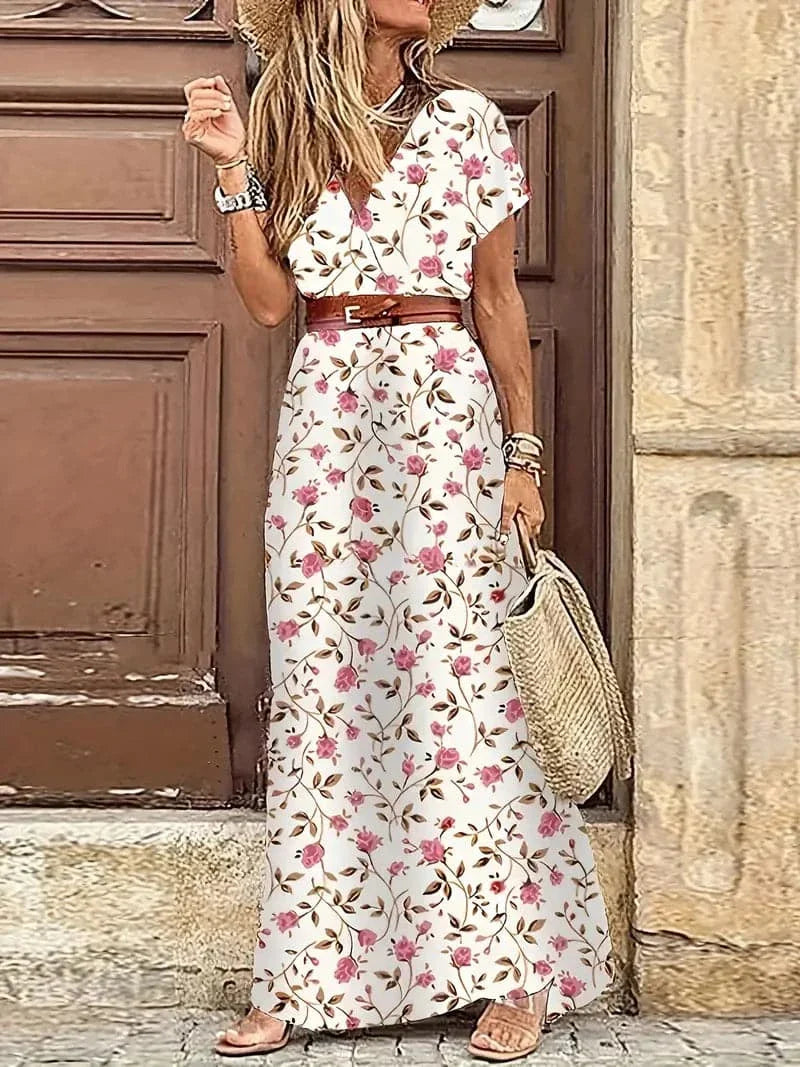 Marta - Magnifique robe aux motifs de créateurs