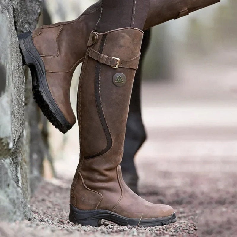 Tiziri | Bottines Élégantes en Cuir pour Femmes