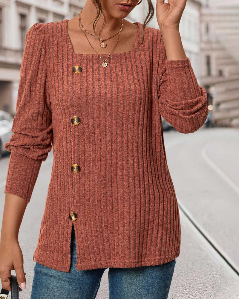 Lila | Haut en tricot élégant avec Design intemporel et Confort optimal pour Femmes