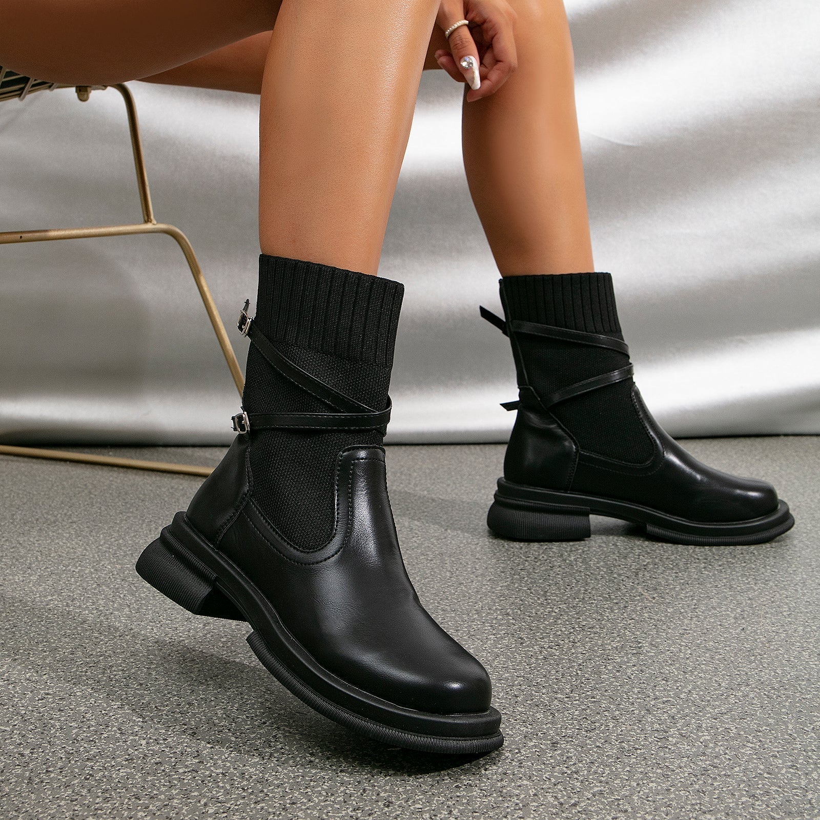 Sérénité | Bottines avec Détails Élégants et Confort Optimal pour Femmes