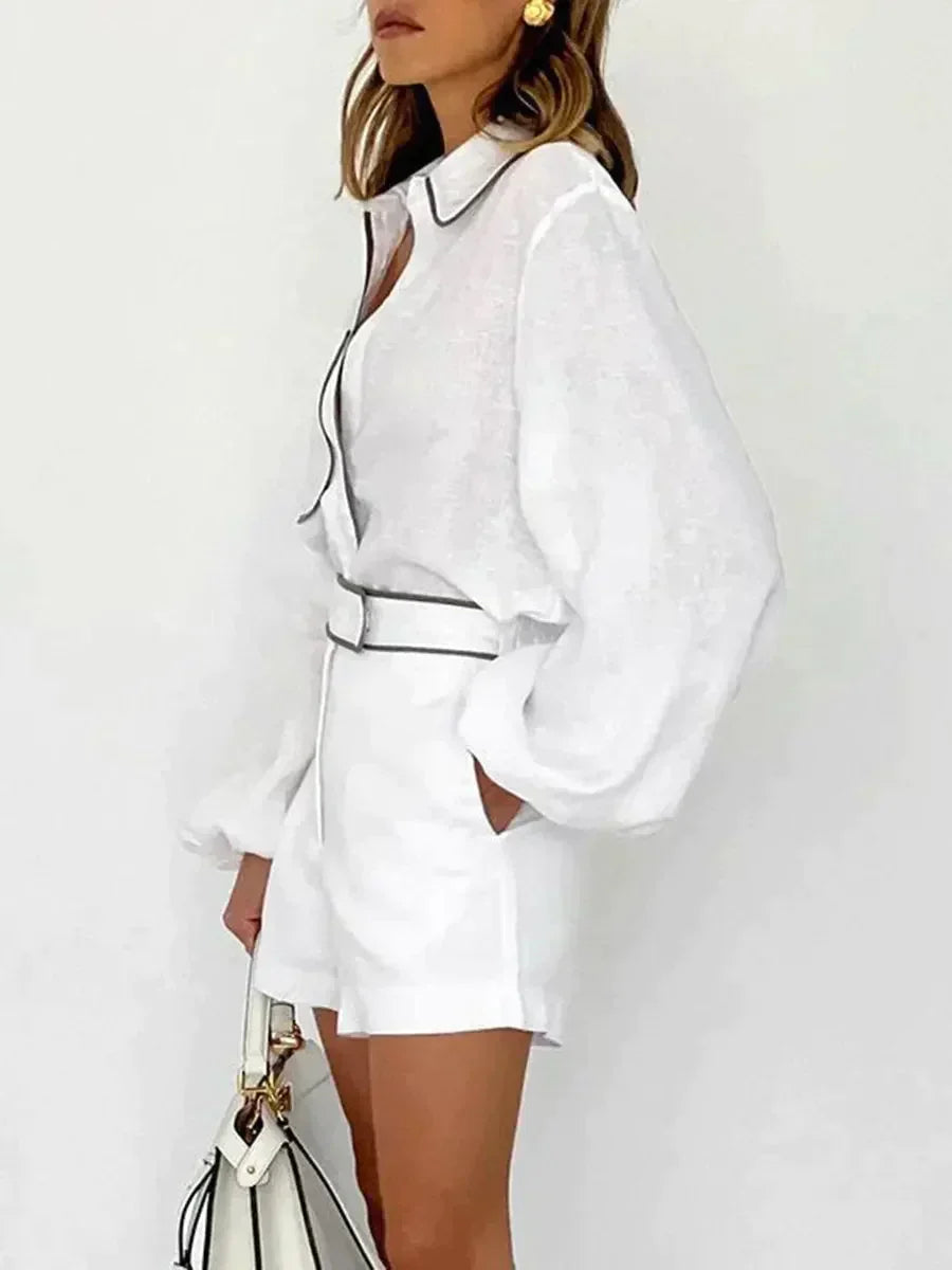 Léona | Ensemble avec Tissus Doux et Design Élégant pour Femmes