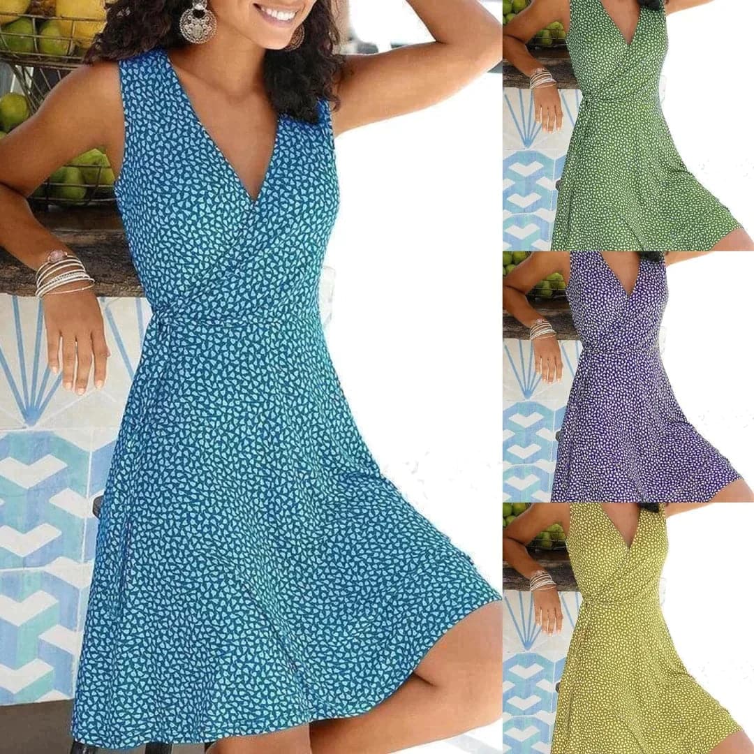 Erica - Magnifique robe d'été classique revisitée
