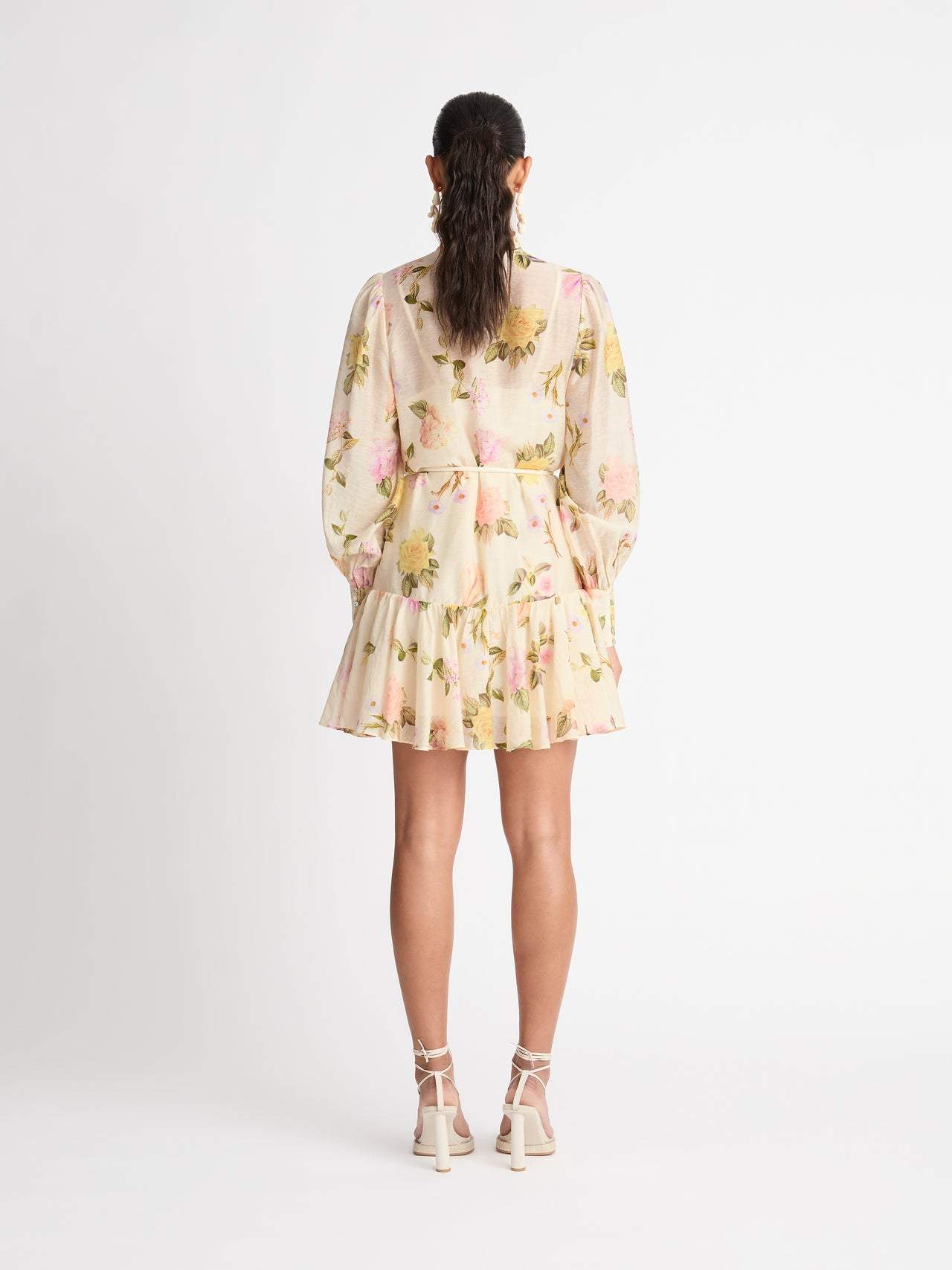 Alyssa | Robe Chemise avec Détails en Dentelle et Motifs Floraux pour Femmes