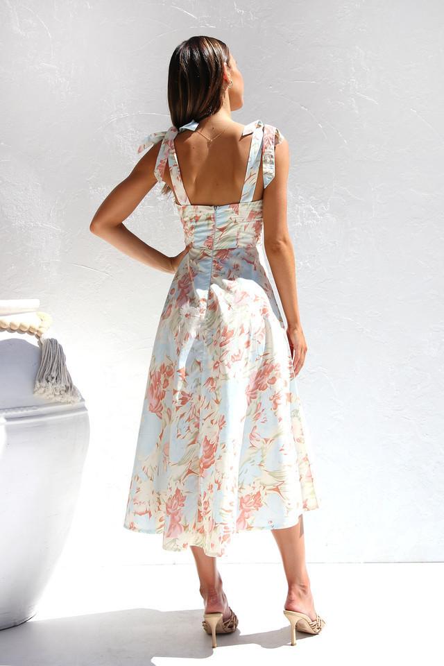 Lysandra | Robe midi avec Imprimés Floraux et Tissus de Haute Qualité pour Femmes