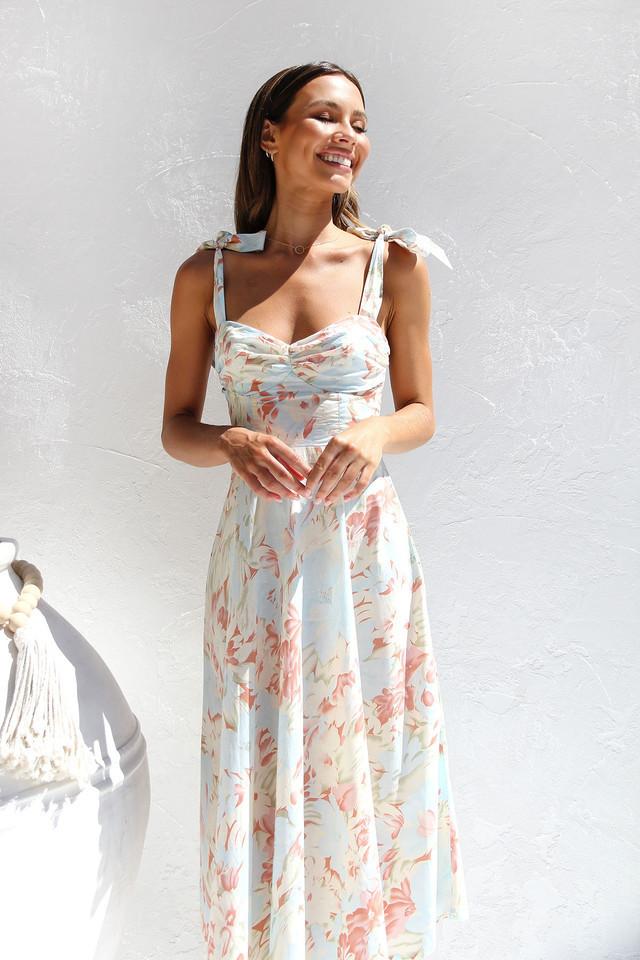 Lysandra | Robe midi avec Imprimés Floraux et Tissus de Haute Qualité pour Femmes