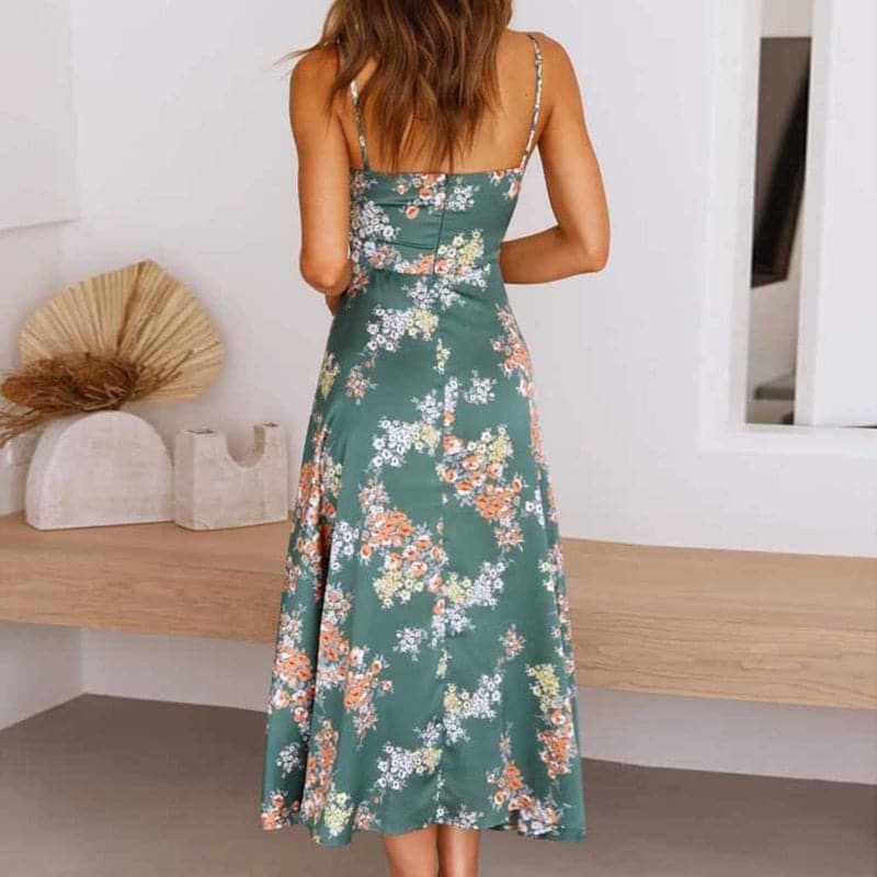 Ruby - Robe d'été classique à imprimé floral
