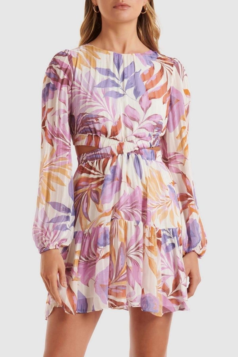 Isadora | Mini Robe Imprimée avec Motifs Unique et Tissu de Haute Qualité pour Femmes