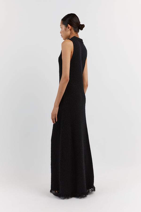 Lunaire | Maxi-robe avec Détails à Glands et Tissu Respirant pour Femmes