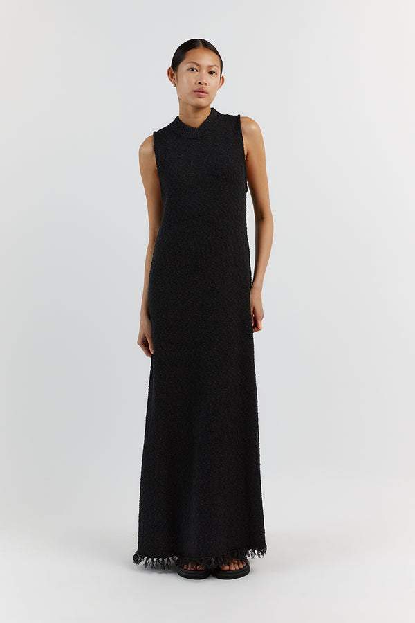 Lunaire | Maxi-robe avec Détails à Glands et Tissu Respirant pour Femmes