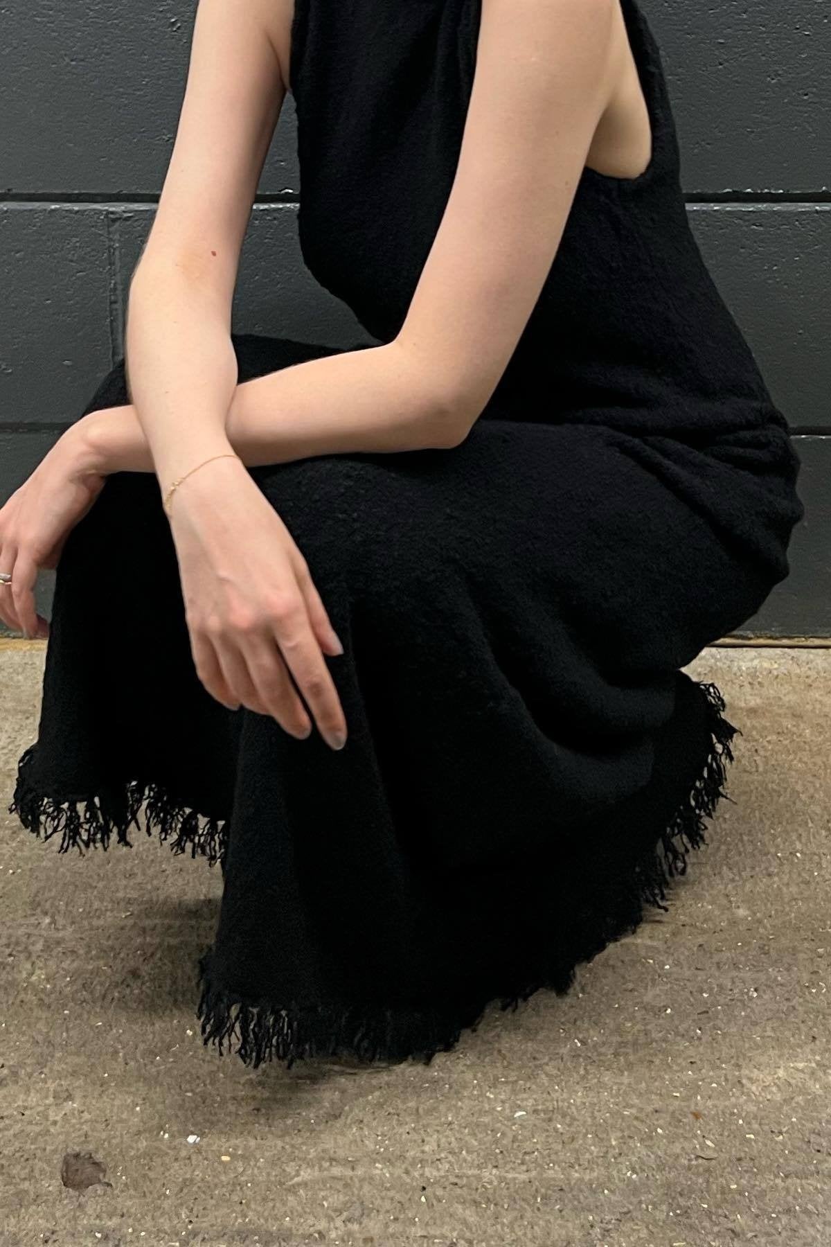 Lunaire | Maxi-robe avec Détails à Glands et Tissu Respirant pour Femmes