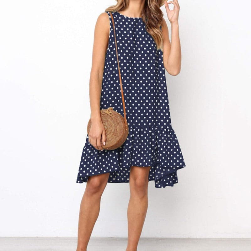 Ladina - Robe d'été élégante avec motif à pois