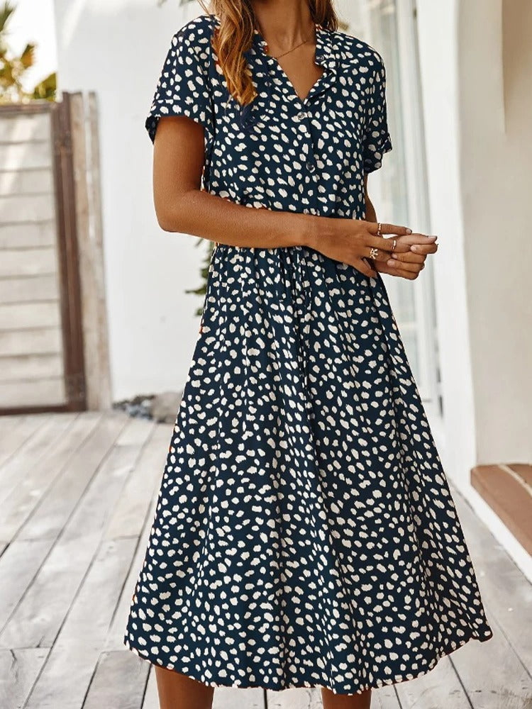 Lunaire | Robe d'été avec Tissu Léger et Élégance Naturelle pour Femmes