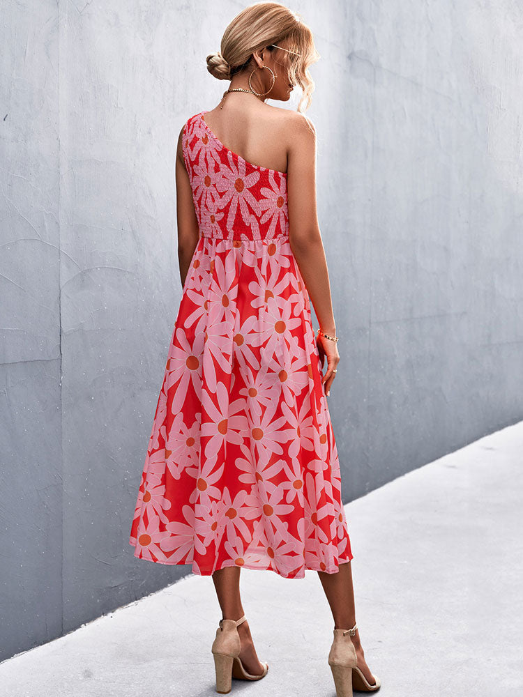 Liana | Robe avec Tissu Léger et Imprimé Floral pour Femmes