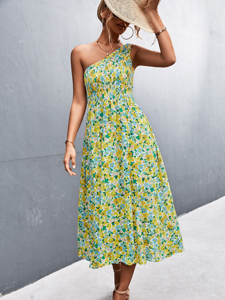 Liana | Robe avec Tissu Léger et Imprimé Floral pour Femmes