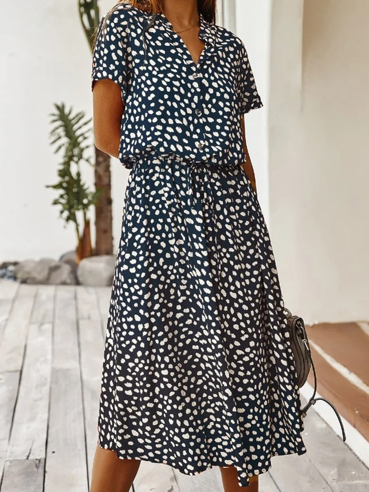 Lunaire | Robe d'été avec Tissu Léger et Élégance Naturelle pour Femmes