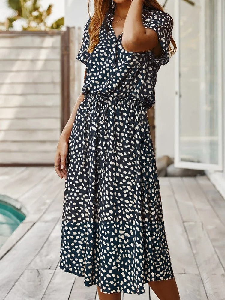 Lunaire | Robe d'été avec Tissu Léger et Élégance Naturelle pour Femmes