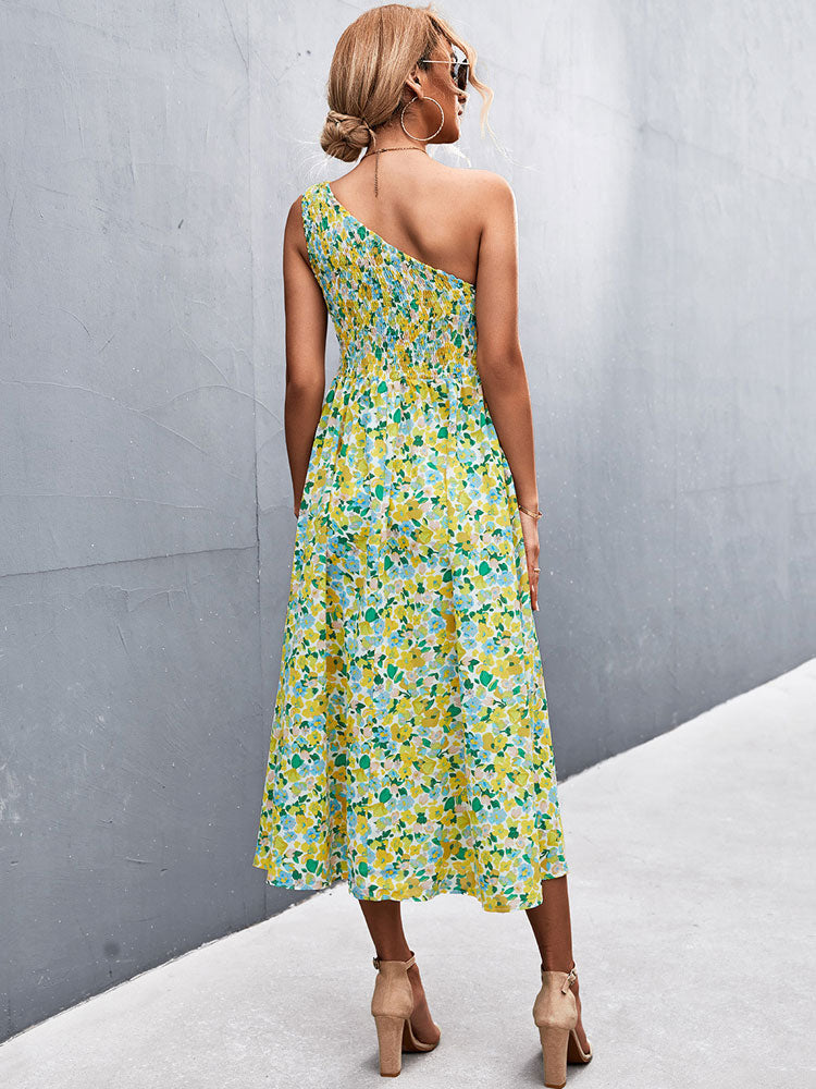 Liana | Robe avec Tissu Léger et Imprimé Floral pour Femmes