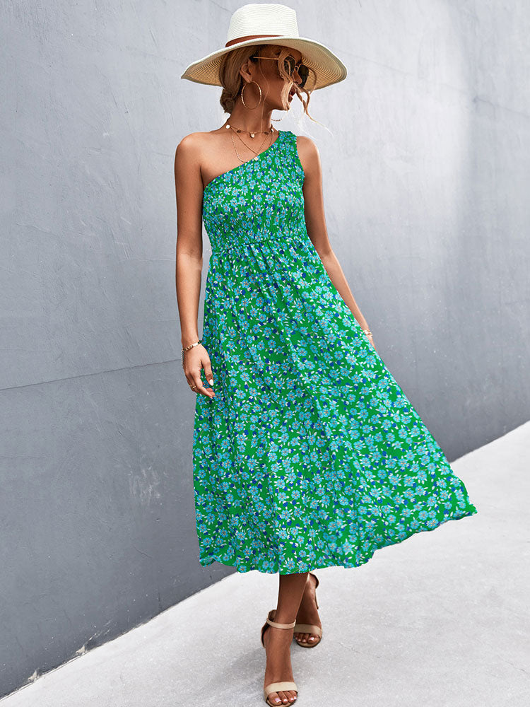 Liana | Robe avec Tissu Léger et Imprimé Floral pour Femmes