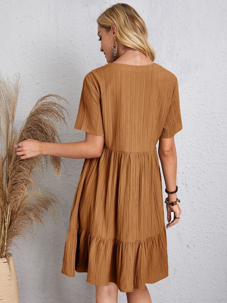 Léonie | Robe d'été avec Tissu Fluide et Détails Élégants pour Femmes