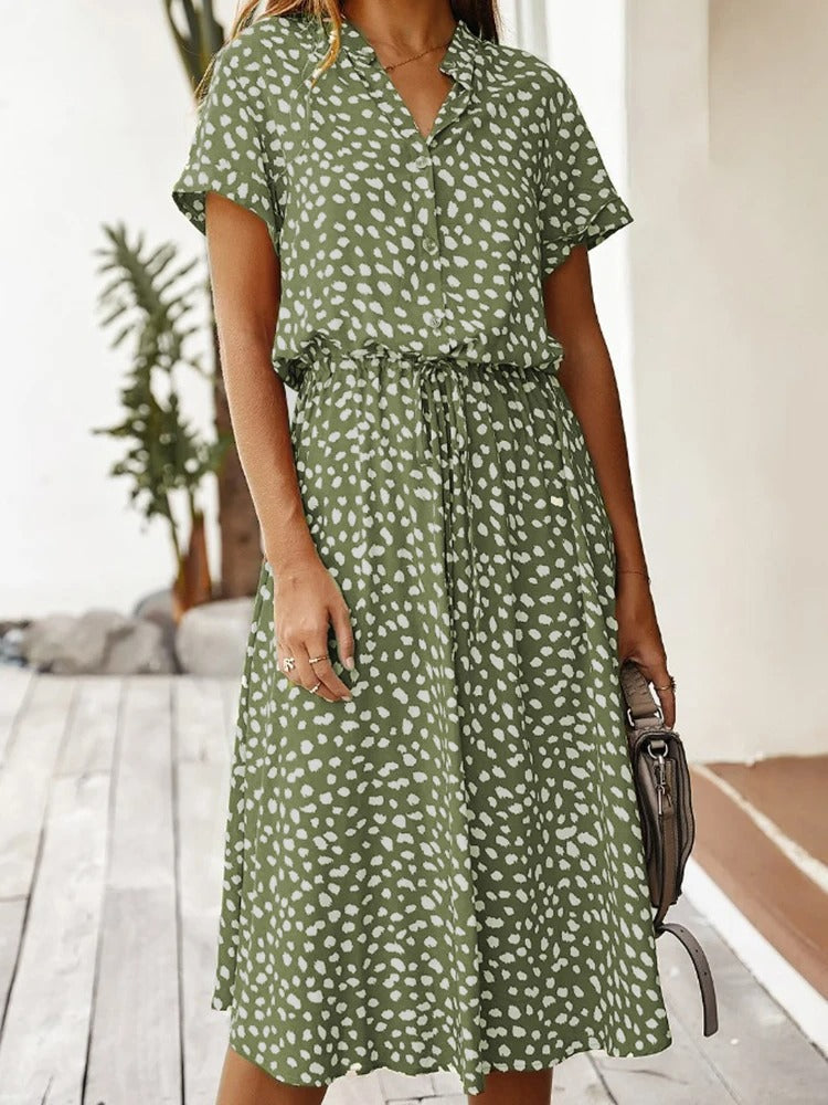 Lunaire | Robe d'été avec Tissu Léger et Élégance Naturelle pour Femmes