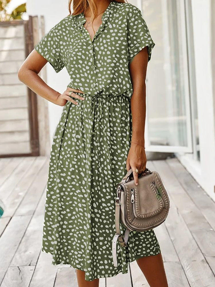 Lunaire | Robe d'été avec Tissu Léger et Élégance Naturelle pour Femmes