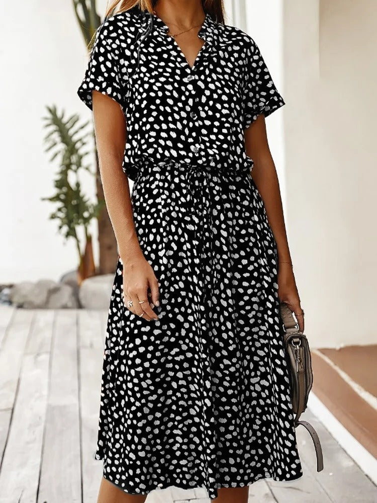 Lunaire | Robe d'été avec Tissu Léger et Élégance Naturelle pour Femmes