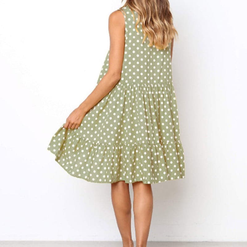 Ladina - Robe d'été élégante avec motif à pois