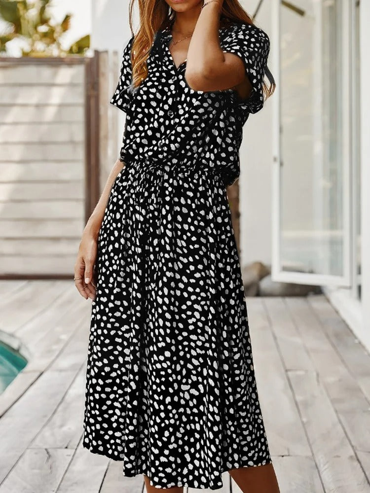 Lunaire | Robe d'été avec Tissu Léger et Élégance Naturelle pour Femmes