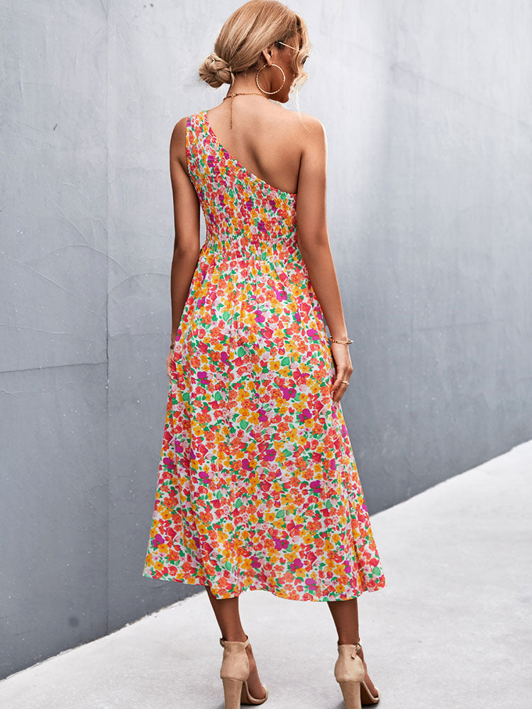 Liana | Robe avec Tissu Léger et Imprimé Floral pour Femmes