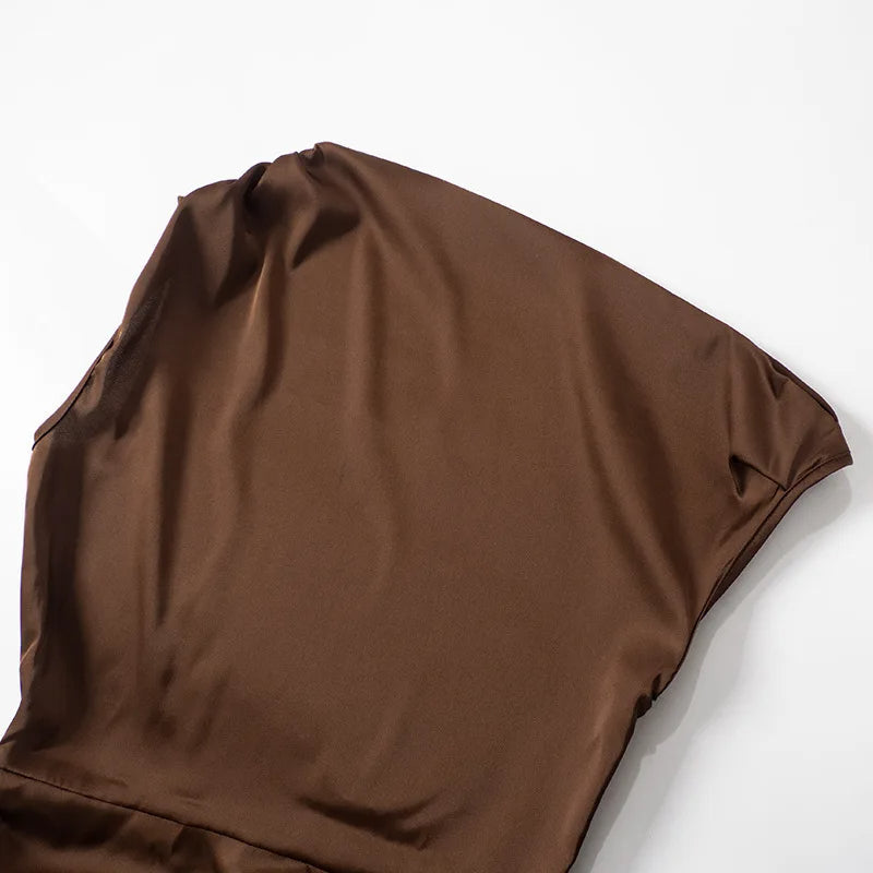Soleil | Robe Bodycon Asymétrique avec Volants Élégants pour Femmes