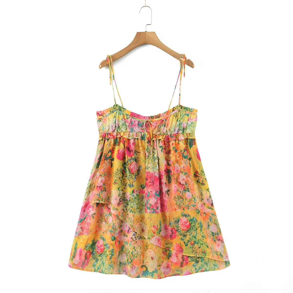 Lunaire | Robe avec Tissu Fluide et Imprimé Floral pour Femmes