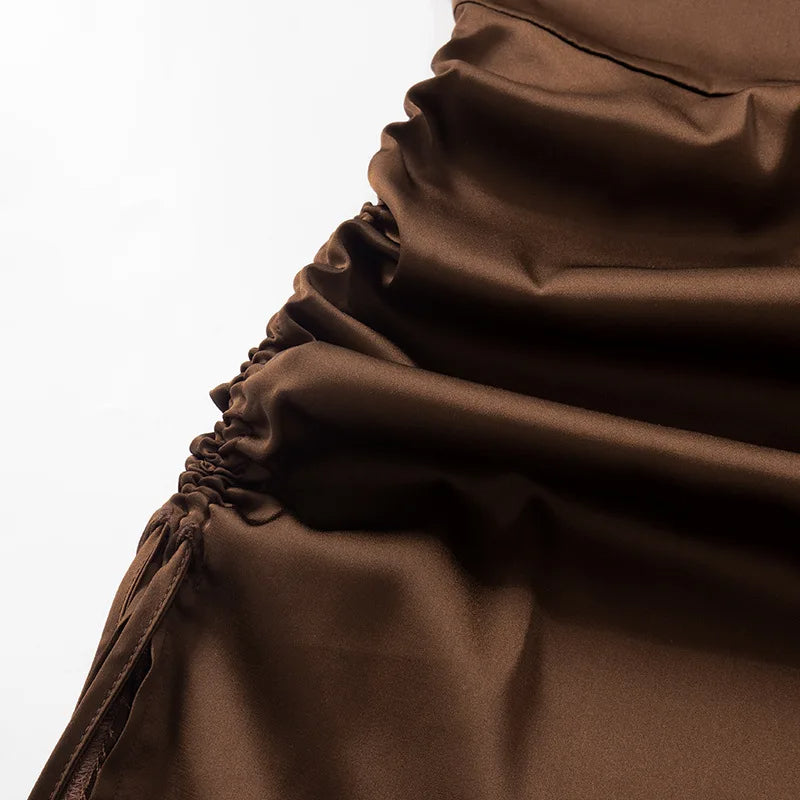 Soleil | Robe Bodycon Asymétrique avec Volants Élégants pour Femmes