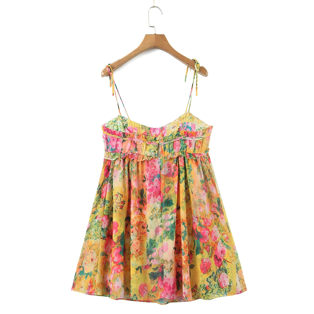Lunaire | Robe avec Tissu Fluide et Imprimé Floral pour Femmes