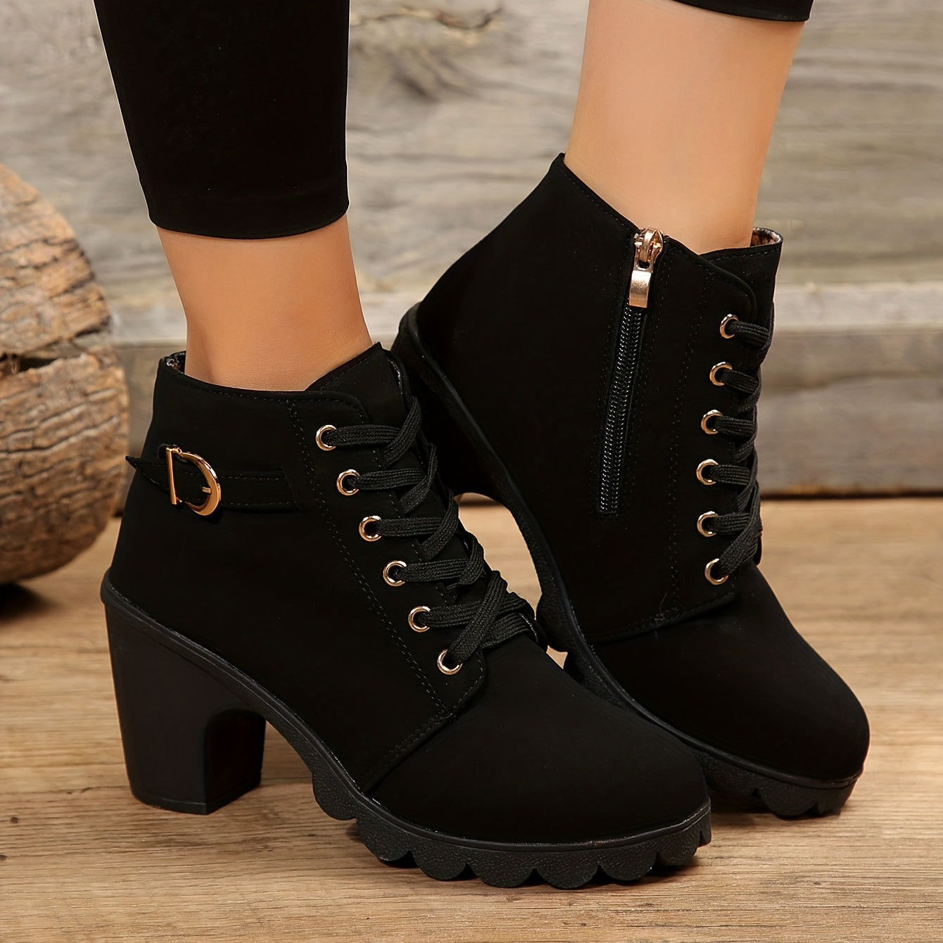 Ruthalia - Bottes à talons élégantes pour femmes