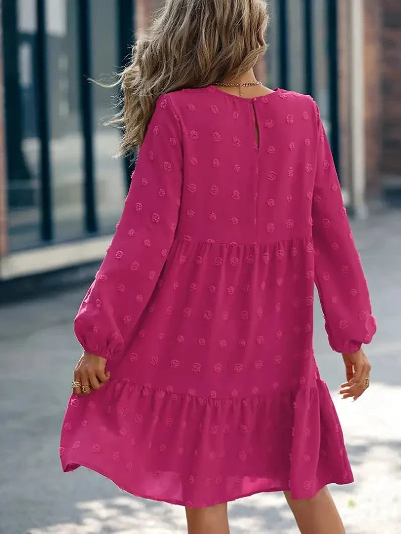 Lilli - Magnifique robe superposée à manches longues