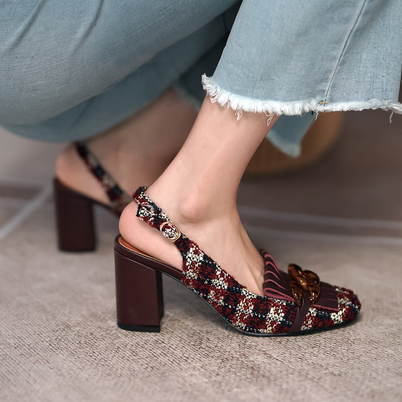 Lunaire | Sandales à pompon avec Style Élégant et Confort Optimal pour Femmes