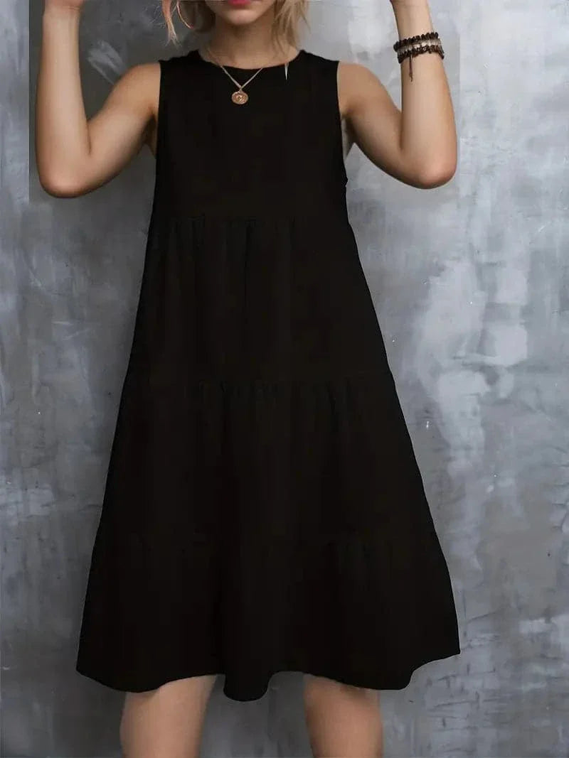 Luisa - Robe ample à col rond
