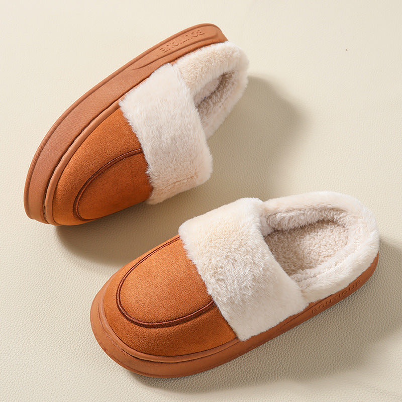 Lucinida - Chaussons pelucheux confortables et élégants pour dames
