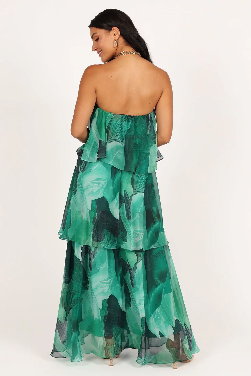 Lunaire | Robe Maxi Bustier avec Motifs Floraux Uniques pour Femmes
